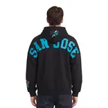 Pro Standard PS SJ Sharks Drp Shoulder Wingspan Hoodie Black