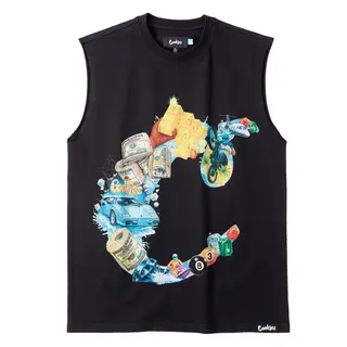 Cookies Cookies New Money Big C Sleeveless Knit Black