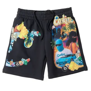Cookies Cookies New Money Big C Fleece Short Black