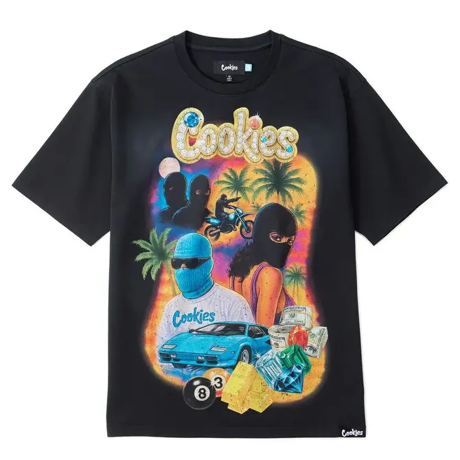 Cookies Cookies New Money Obsessed SS Heavyweight Knit Black