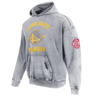 Pro Standard PS GS Warriors First Team Washed Hood Washed Grey