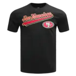 PS SF 49ers Script Tail BF Tee Black
