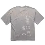 Cookies Gold Rush Distressed and Splattered OS SS Knit Grey