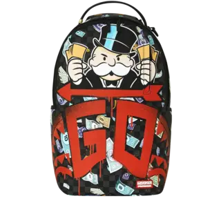 Sprayground Sprayground Monopoly Go Sharkmouth Stencil DLXSV Backpack