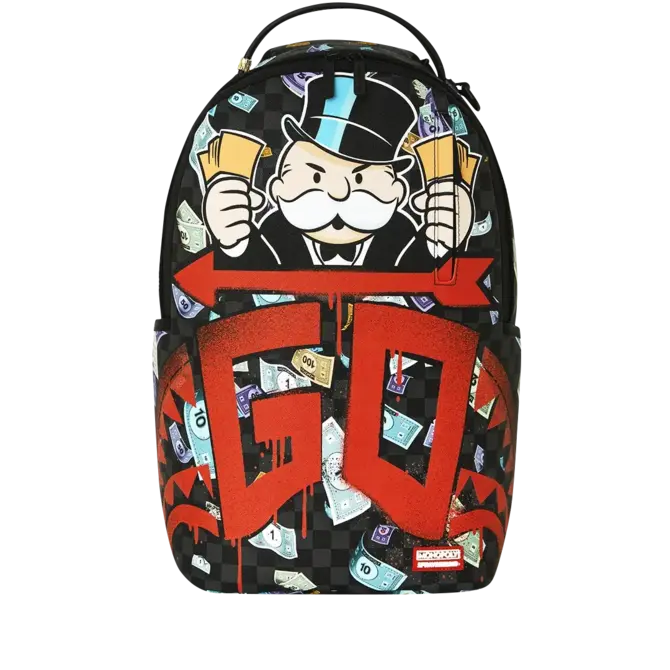 Sprayground Sprayground Monopoly Go Sharkmouth Stencil DLXSV Backpack
