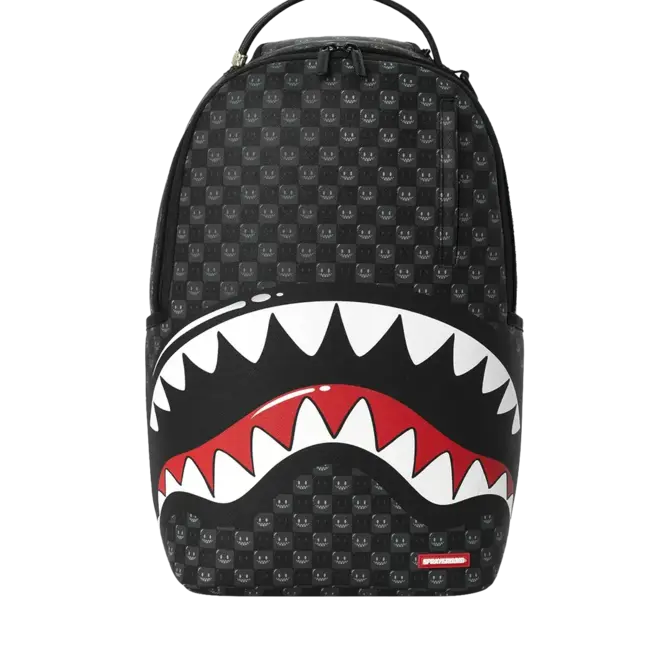 Sprayground Sprayground Sharks in Paris WTF Bubbly Black Check DLXSV Backpack