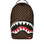 Sprayground Sprayground Sharks In Paris WTF Bubble Brown Check DLXSV Backpack