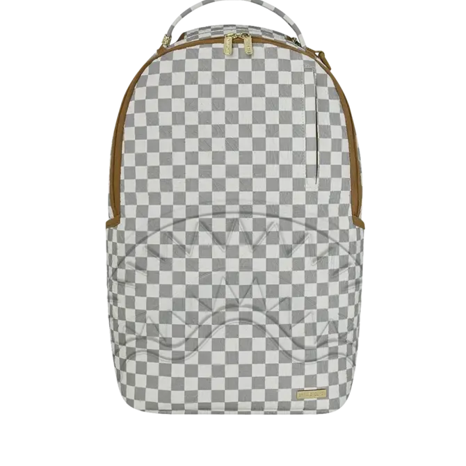 Sprayground Sprayground Embossed Check Brown DLXSV Backpack