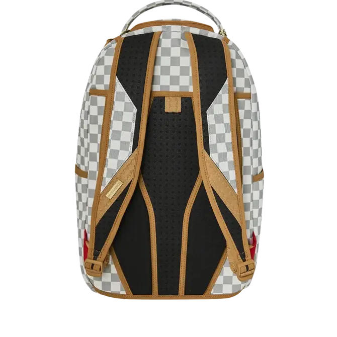 Sprayground Sprayground Embossed Check Brown DLXSV Backpack