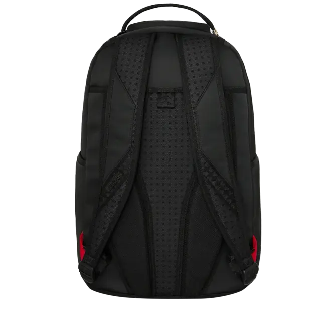 Sprayground Sprayground Shark Central Black Nylon Camo Embossed Shark DLXSV Backpack