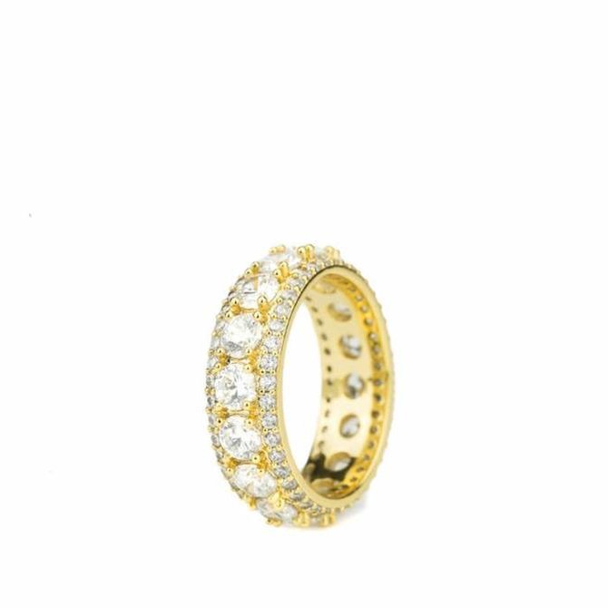 Goldgods King Diamond Ring Gold