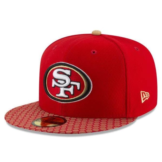 New Era SF 49ers Onfield NFL17 Red