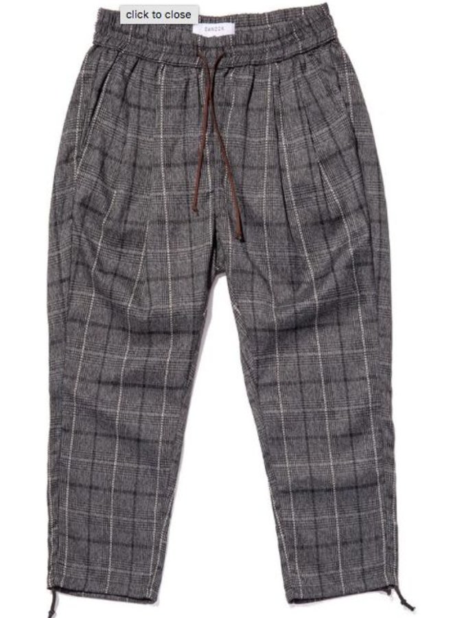 Plaid Drawcord Pants