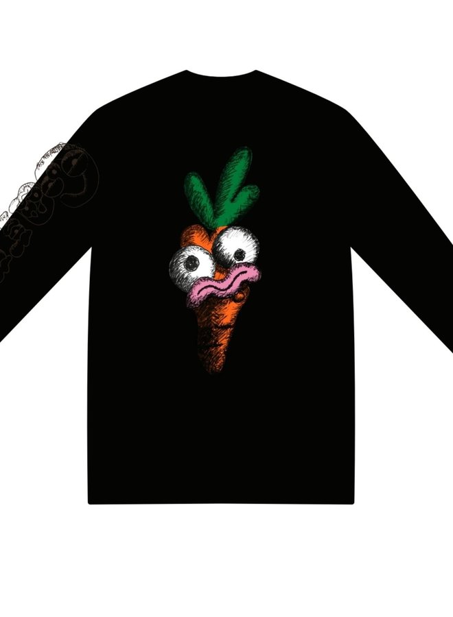 Carrots Face LS (Black)