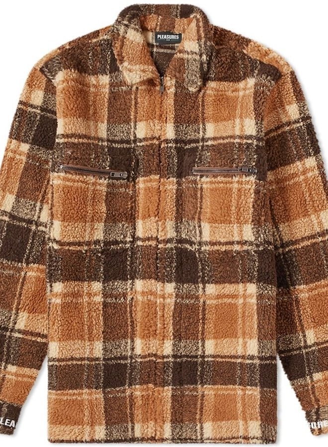 Pleasures Sherbert Zip Overshirt