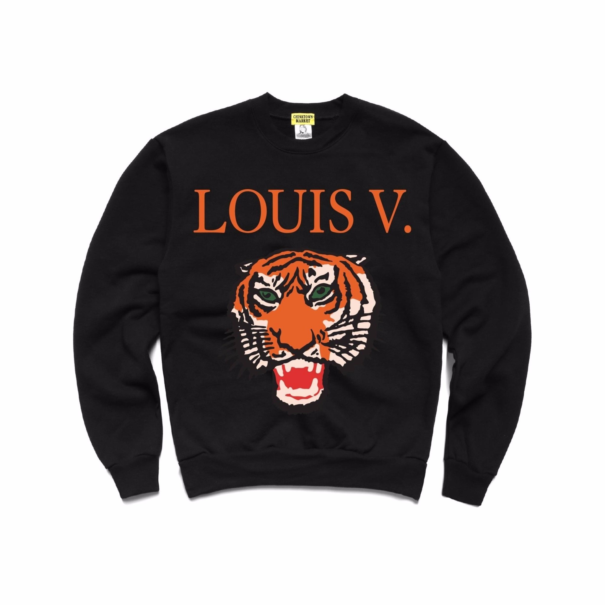 CHINATOWN MARKET TIGER CREWNECK BLK - iD Oakland