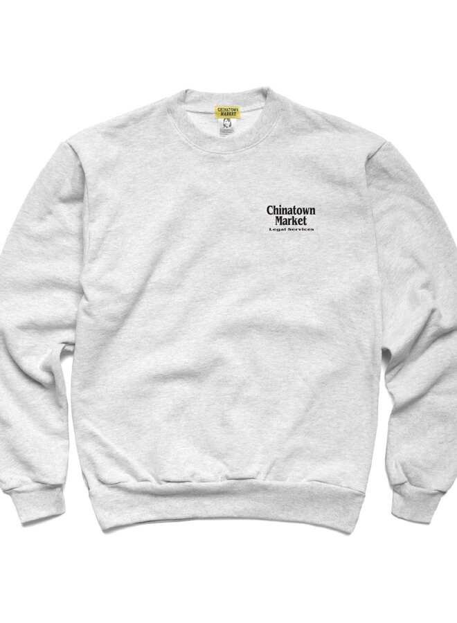 LEGAL SERVICES CREWNECK GREY