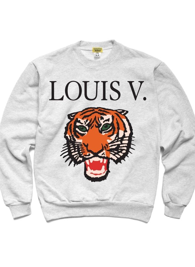 TIGER CREWNECK HEATHER GREY