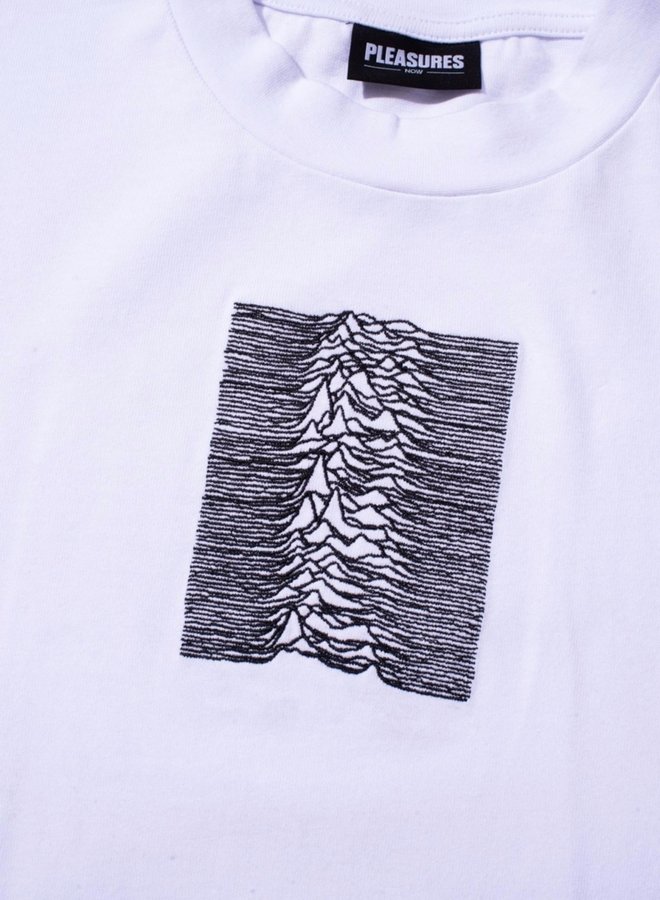 SHADOW PLAY EMBROIDERED PREMIUM WHITE T-SHIRT