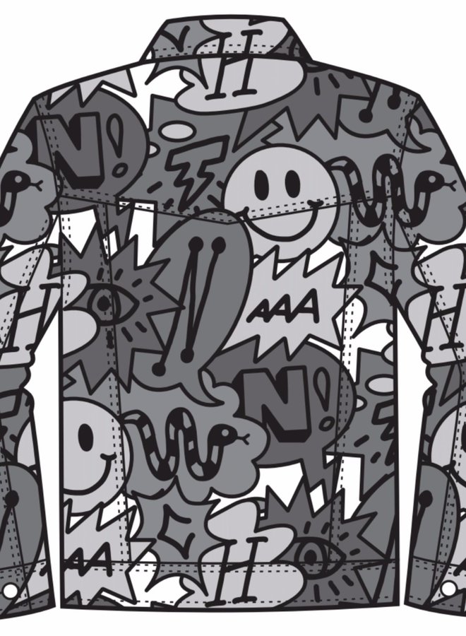 SPEECH BUBBLE DENIM JACKET