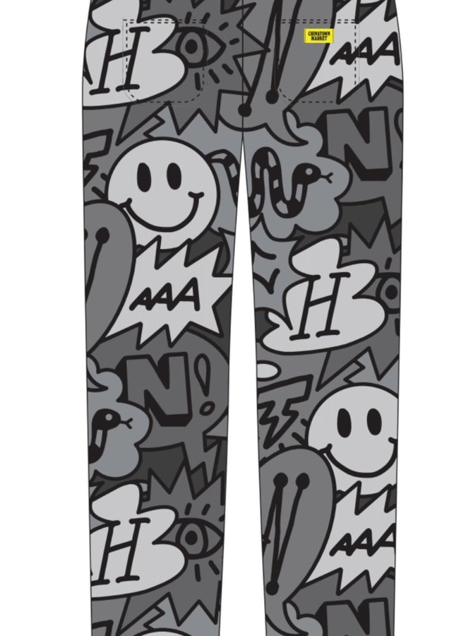 SPEECH BUBBLE DENIM PANTS