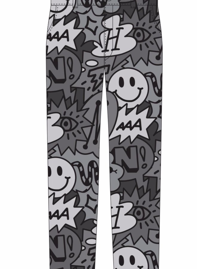 SPEECH BUBBLE DENIM PANTS