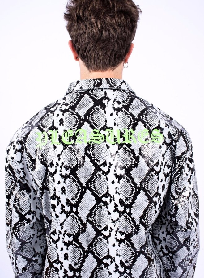 RAIL SNAKESKIN WORK JACKET