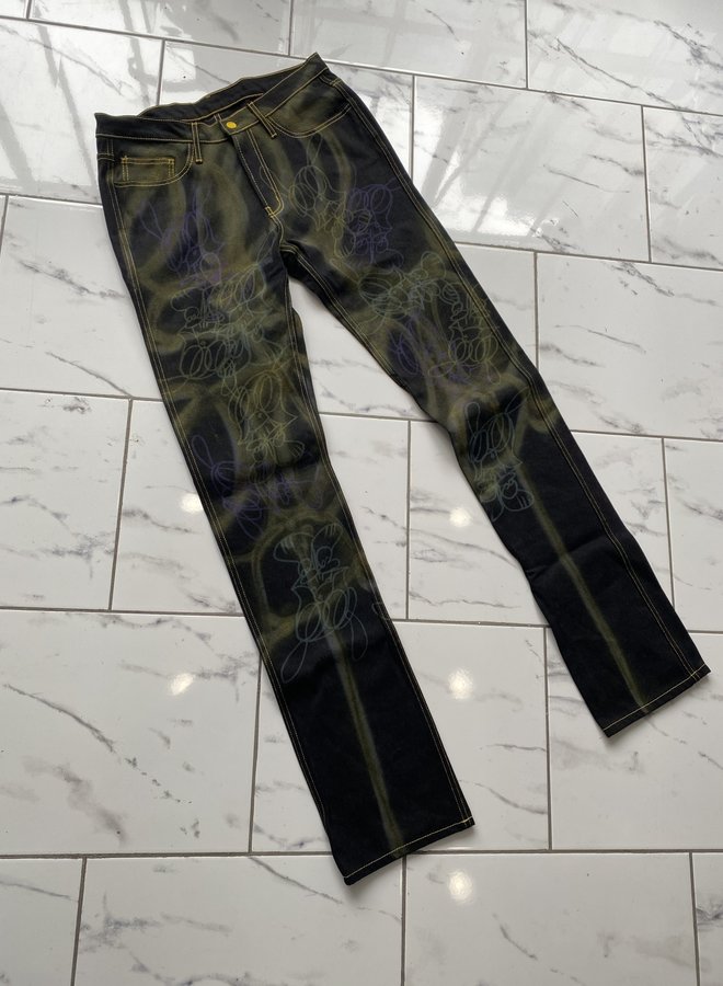 VLONE X SKOLOCT ART BASEL  5 POCKET DENIM