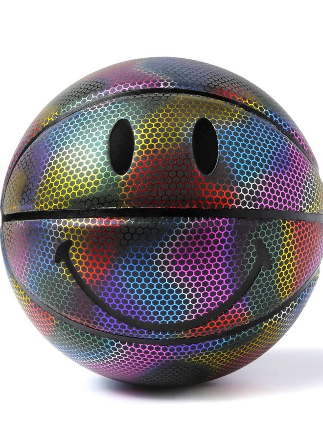 RAINBOW REFLECTIVE SMILEY B-BALL
