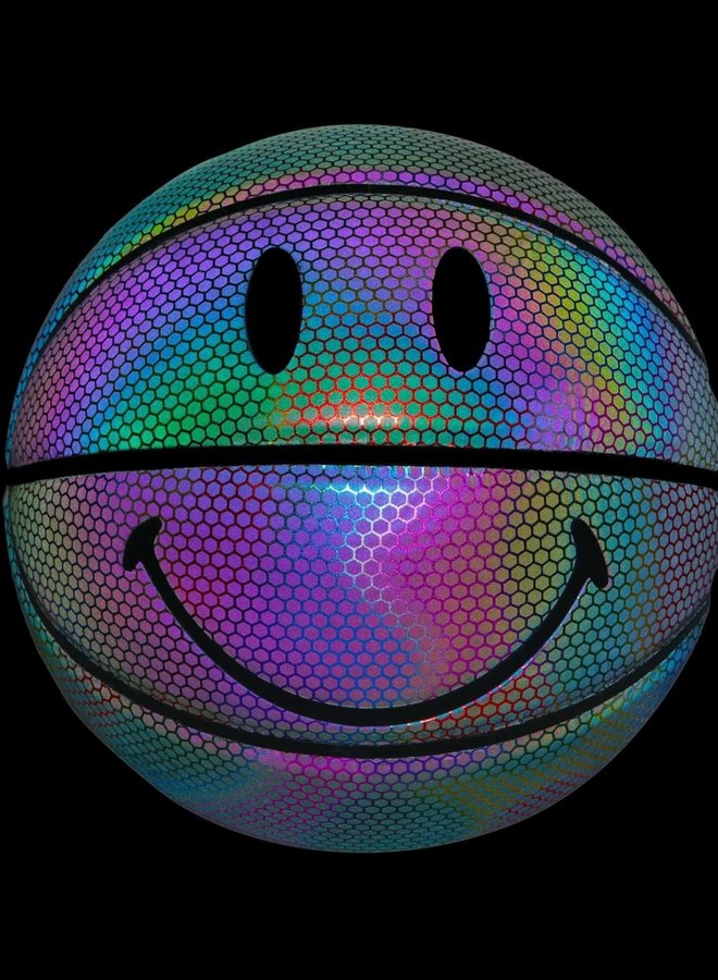 RAINBOW REFLECTIVE SMILEY B-BALL