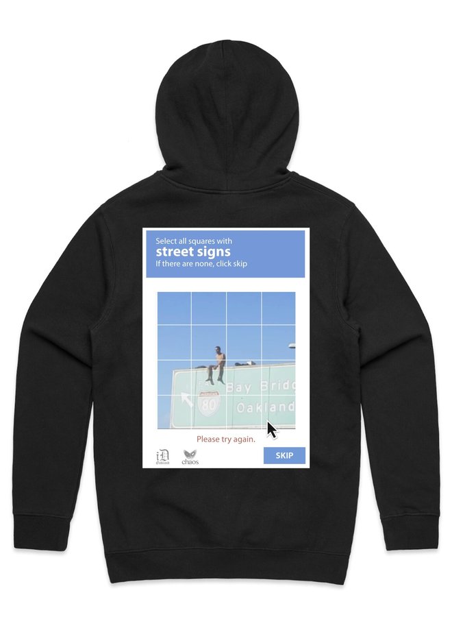 I AM NOT A ROBOT HOODIE BLACK