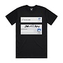 SECOND CHAOS X iD NOT A ROBOT TEE BLACK