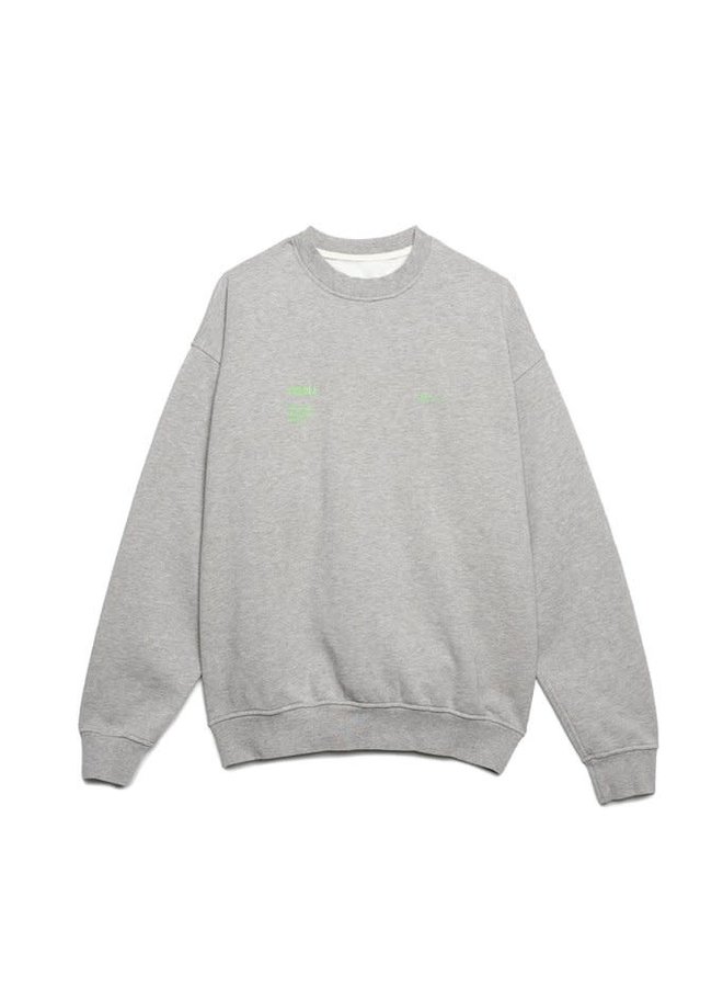 HEATHER GREY AFTER THE FIRE CREWNECK
