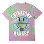 TIE DYE SMILEY GLOBE TEE