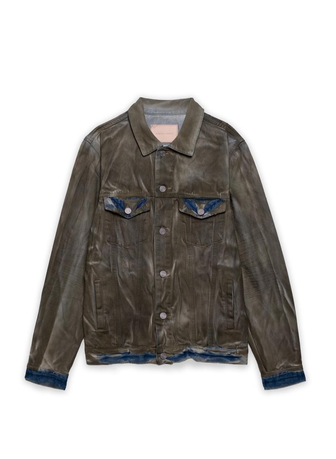 SUPER DIRTY RESIN DENIM JACKET