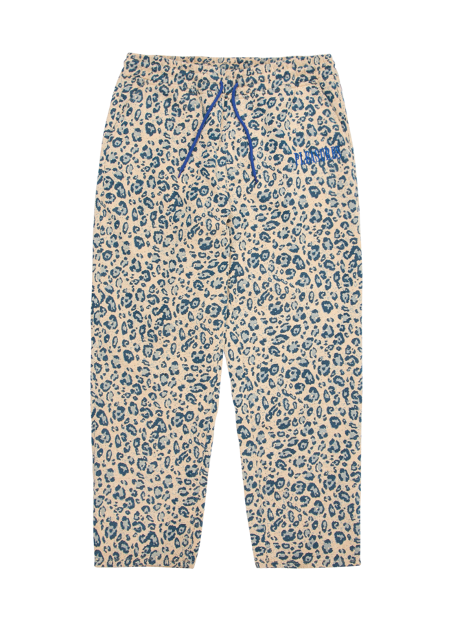 ECLIPSE CHEETAH BEACH PANT CREAM / BLUE
