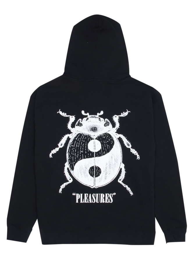 BLACK BUG ZIP UP HOODY