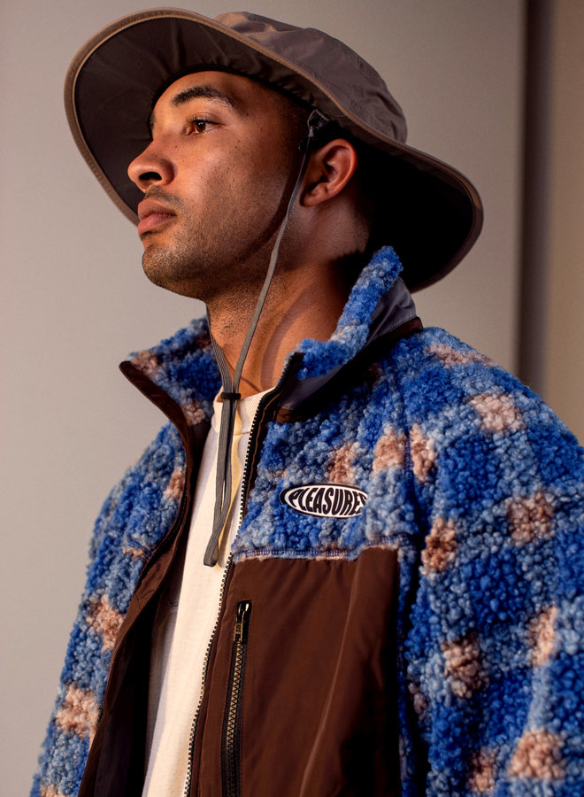 WRAITH POODLE POLAR FLEECE JACKET BLUE
