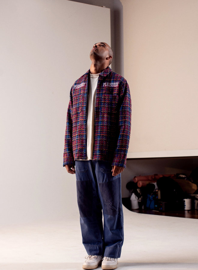 BLUE VOICES OVERSHIRT