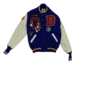 BLUE OLYMPIC MEDAL VARSITY JACKET