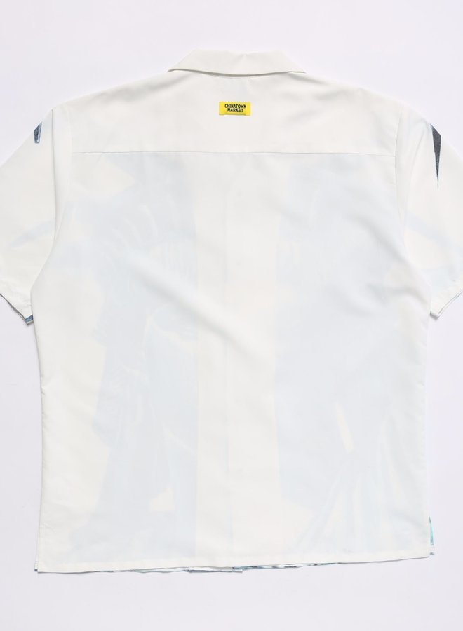 NYC SS BUTTON UP WHITE