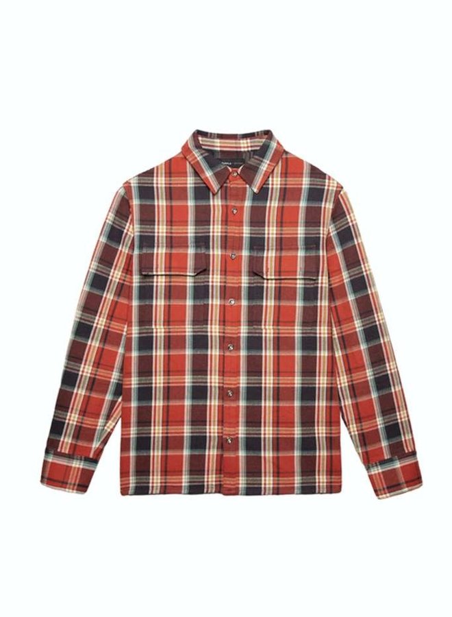 CANVAS PLAID RED
