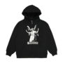 BLACK FETISH ZIP HOODY