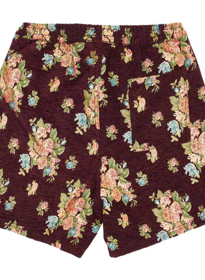 DEJA VU WOVEN FLORAL SHORTS