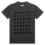 BLACK MONOGRAM FLOCKING TEE