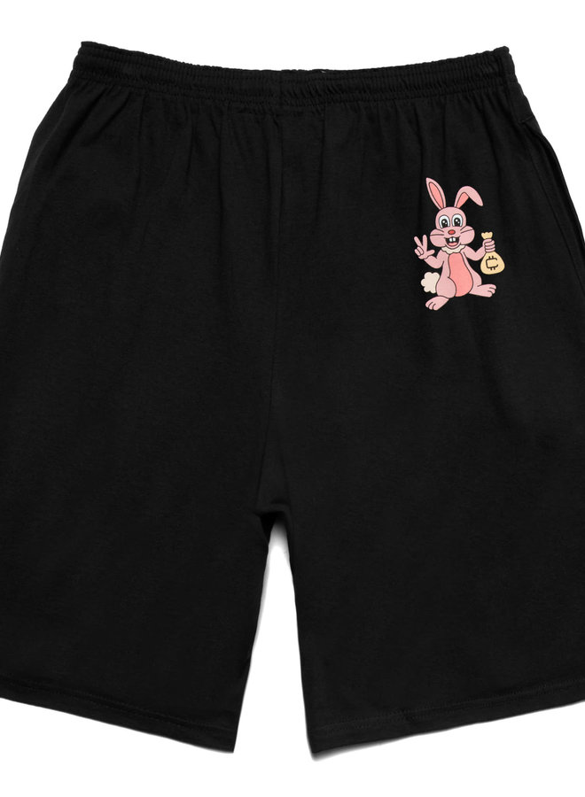 COKANE RABBIT SHORTS - BLACK
