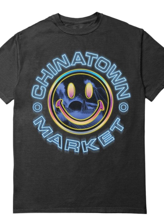 SMILEY VAPOR WAVE T-SHIRT