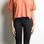Daniel Patrick Oversized Crop Tee Orange