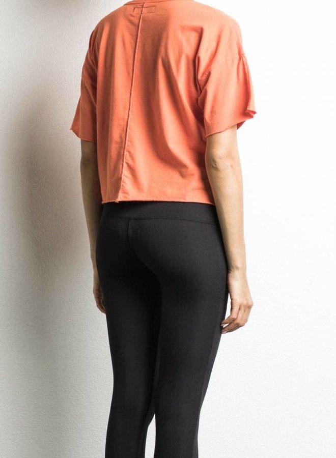 Daniel Patrick Oversized Crop Tee Orange