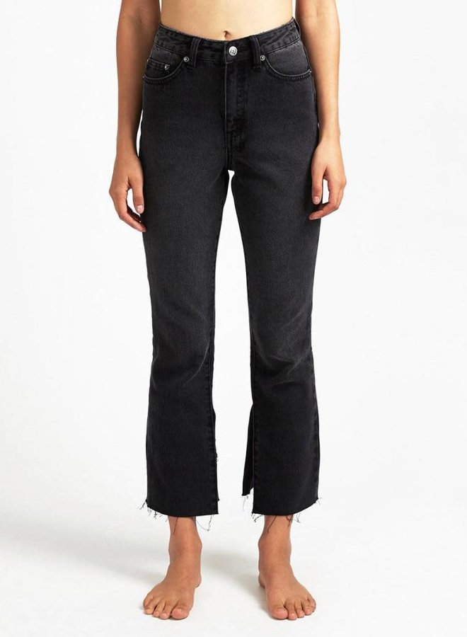 Ksubi SKinny Kick Beat Up Black